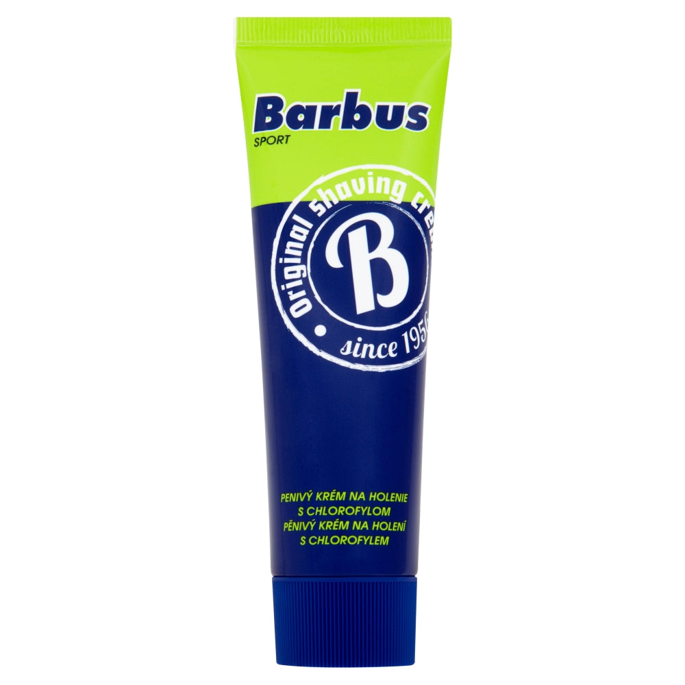 Barbus Sport shaving cream with chlorophyll (New) (Best seller)