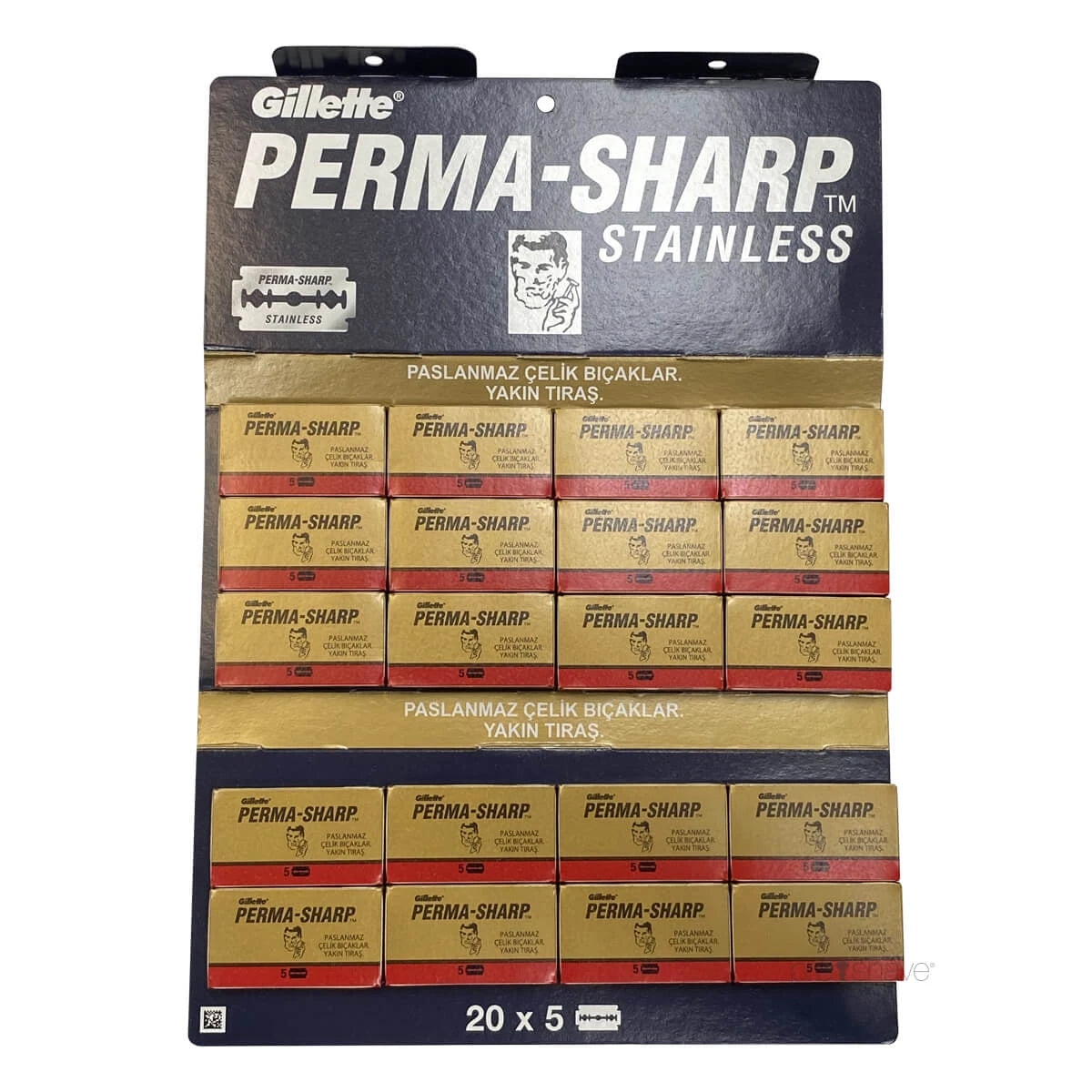 Perma-Sharp Stainless lDE Blades 100ct