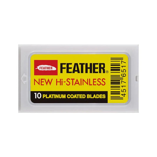 Feather Feather Hi Stainless Double Edge Blades, 10 Count SKU: F1-30-430