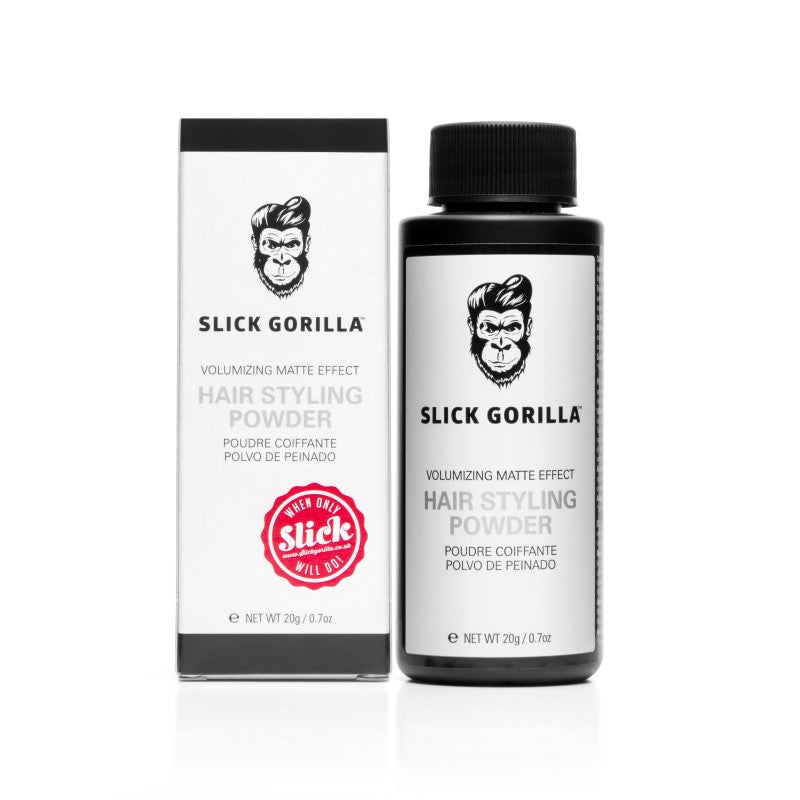 SLICK GORILLA HAIR STYLING POWDER Slick Groilla Hair Styling Powder.