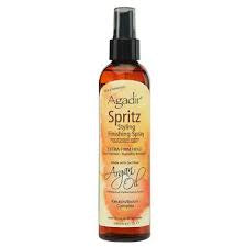 Argan Oil Spritz Styling Finishing Spray - Extra Firm Hold by for Unisex - 8 oz Hair Spray